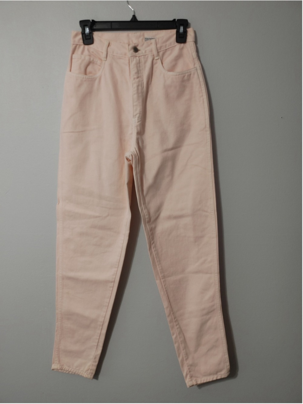 Women's Vintage 80-90s Bill Blass Straight Leg Mom Jeans Size 8 Blush Pink